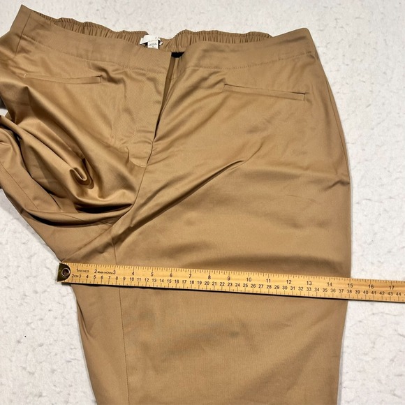 J Jill Chino Pants Khakis Elastic Waist Front Pockets Casual Women's 18 38x28 - Picture 5 of 14